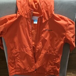 Columbia Kids Orange Hooded Raincoat